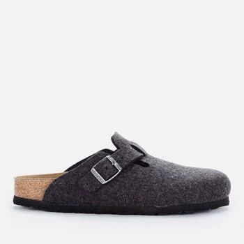 推荐Birkenstock Women's Boston Felt Mules - Anthracite商品