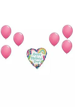 LOONBALLOON | LOONBALLOON Mother's Day Theme Balloon Set, Standard Size Mother's Day Painted Rainbows Balloon and 6x Latex Balloons,商家Belk,价格¥136