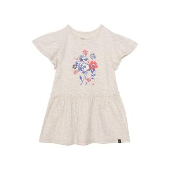 商品Deux par Deux | Girl Organic Cotton Short Sleeve Graphic Tunic Oatmeal Mix - Toddler|Child,商家Macy's,价格¥315图片