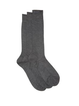推荐Set of three silk socks商品