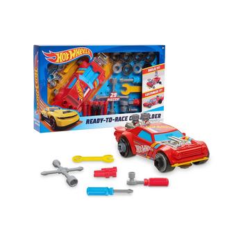 商品Hot Wheels | Ready to Race Car Builder, Red Kids Car,商家Macy's,价格¥144图片