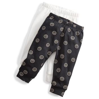 First Impressions | Baby Boys & Girls Smiley Splash Jogger Pants, Pack of 2, Created for Macy's商品图片,5折