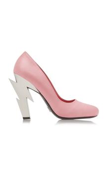 Prada | Prada - Women's Embellished Satin Pumps - Moda Operandi商品图片,