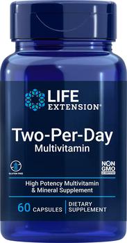 Life Extension | Life Extension Two-Per-Day Multivitamin, 60 Multivitamin商品图片,