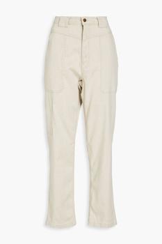 ba&sh | Curious cotton-blend twill straight-leg pants商品图片,4.4折