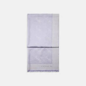 Coach | Coach Outlet Horse And Carriage Dot Print Wrap 4.3折