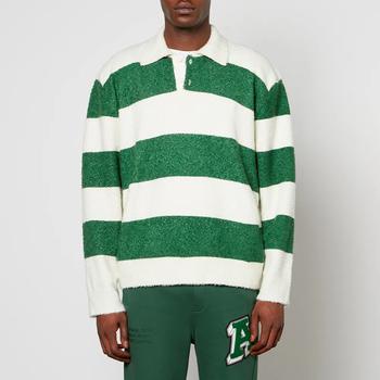 推荐Axel Arigato Passage Striped Wool-Blend Polo Sweatshirt商品