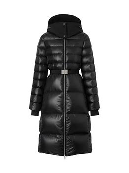 时尚burberry大衣女装, Burberry | Burniston Belted Puffer Coat商品图片 