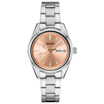 美国精工女表, Seiko | Women's Essential Stainless Steel Bracelet Watch 29.8mm商品图片 9折