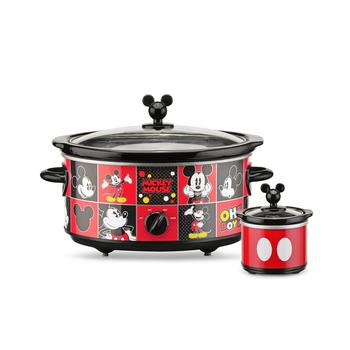 推荐Mickey Mouse 5-Quart Slow Cooker with 20 Ounce Dipper商品