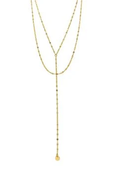 ADORNIA | 14K Gold Plated Water Resistant Double Layer Y-Necklace 2.9折, 独家减免邮费
