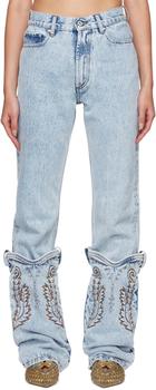 product Blue Cowboy Cuff Jeans image