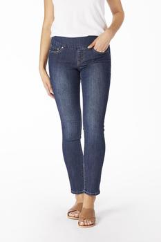 推荐Nora Mid Rise Skinny Pull-On Jeans商品