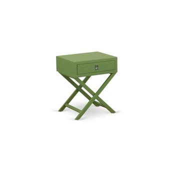 East West Furniture | Night Stand Clover Green, HANE12,商家Premium Outlets,价格¥798