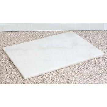 商品Home Basics | Home Basics 12" x 16" Marble Cutting Board, White,商家Premium Outlets,价格¥179图片