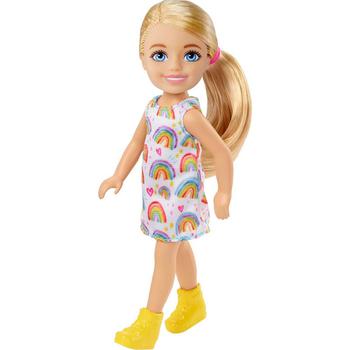 商品Chelsea Doll with Blonde Hair in Rainbow Dress图片