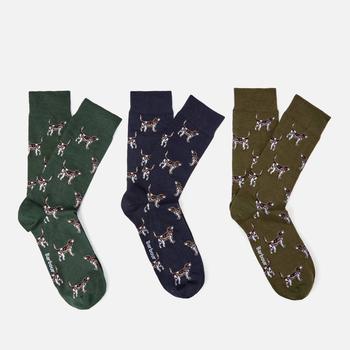 Barbour是什么牌子, Barbour | Barbour Men's Dog Print Socks - Multi商品图片 