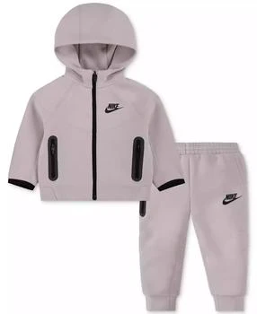 NIKE | Baby Tech Fleece Full-Zip Jacket & Jogger Pants, 2 Piece Set,商家Macy's,价格¥711