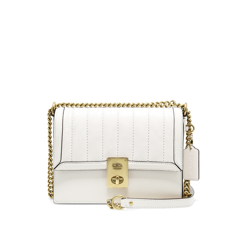 Vicenzo Leather链条包, Coach | COACH 女士皮质单肩斜挎链条包 89066B4HA商品图片 包邮包税