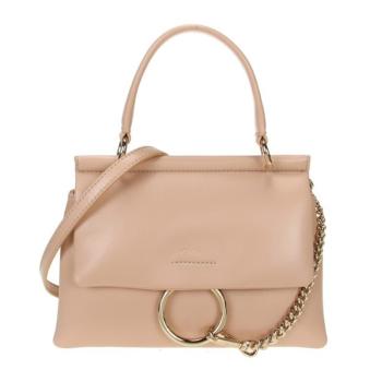 chloe c, Chloé | CHLOE' 女士棕色小羊皮小号手提包 C21AS413-F17-284商品图片 满$100享9.5折, 满折