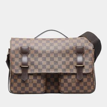 推荐Louis Vuitton Brown Canvas Damier Ebene Broadway Messenger Bag商品