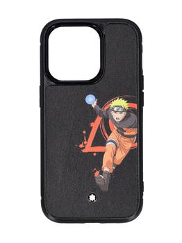 商品MontBlanc | Mst Naruto Leather Iphone 14 Pro Cover,商家LUISAVIAROMA,价格¥1515图片