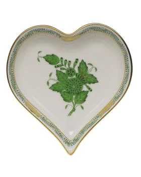 Herend | Chinese Bouquet Green Small Heart Tray,商家Neiman Marcus,价格¥888