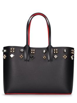 Christian Louboutin | Small Cabata Spiked Leather Tote Bag商品图片,