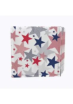 Fabric Textile Products, Inc. | Napkin Set, 100% Polyester, Set of 4, 18x18", Memorial Stars Design,商家Belk,价格¥224