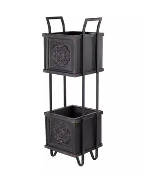 Rosemary Lane | Farmhouse 2-Tiered Planter Stand,商家Macy's,价格¥2101