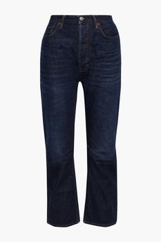 Acne Studios | Log cropped high-rise straight-leg jeans商品图片,3折