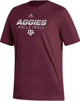 Adidas | adidas Men's Texas A&M Aggies Maroon Volleyball Fresh T-Shirt,商家Dick's Sporting Goods,价格¥314