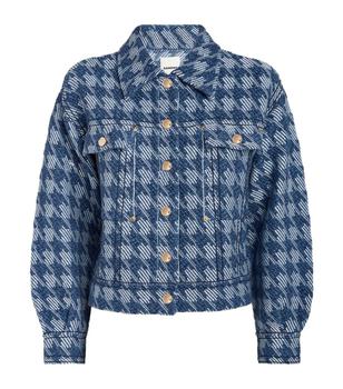 sandro外套是什么牌子, Sandro | Houndstooth Jacket商品图片 7.8折