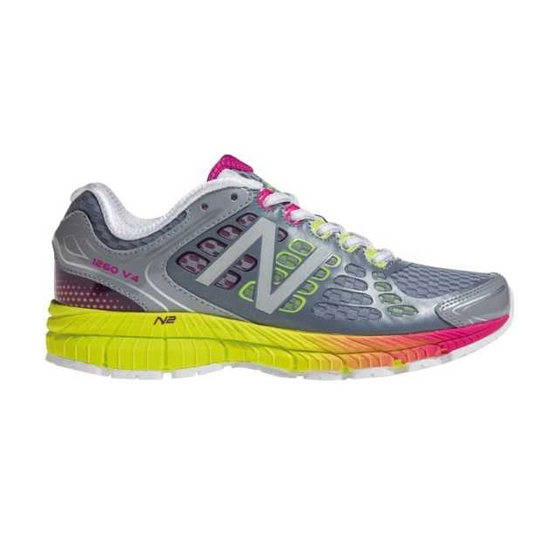 新百伦女鞋高帮鞋, New Balance | New Balance 新百伦 女士织物人造皮银灰色跑步运动鞋 W1260GY4商品图片 独家减免邮费