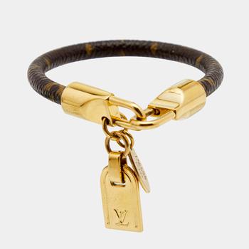 lv手链多少钱, [二手商品] Louis Vuitton | Louis Vuitton Monogram Luck It Brown Monogram Canvas Bracelet商品图片 