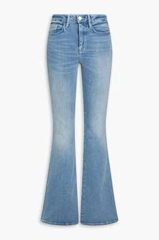 FRAME | Le One Flare faded mid-rise flared jeans,商家THE OUTNET US,价格¥843