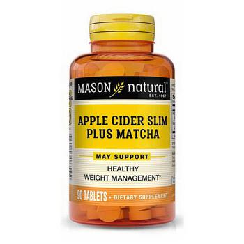 商品Mason Natural Apple Cider Slim Plus Matcha Tablets, 90 Ea,商家MyOTCStore,价格¥53图片