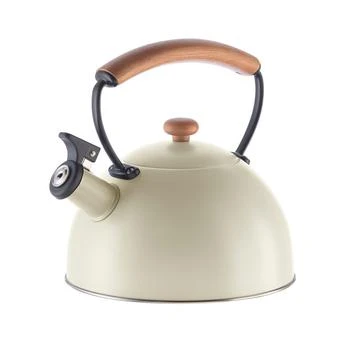 Oggi | 2.5 Litre Whistling Tea Kettle with Wood Handle,商家Macy's,价格¥262