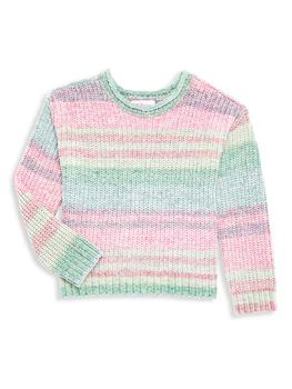商品Design History | Little Girl’s Striped Ribbed Knit Sweater,商家Saks Fifth Avenue,价格¥469图片