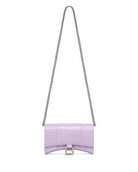巴黎世家沙漏包价格, Balenciaga | Hourglass Leather Chain Wallet商品图片 独家减免邮费