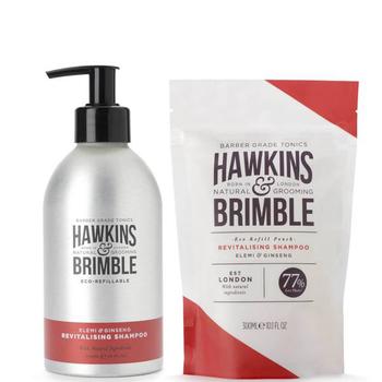 推荐Hawkins & Brimble Shampoo Refill and Pouch Bundle商品