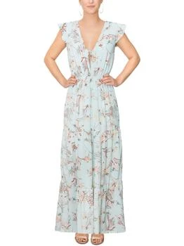 RACHEL Rachel Roy | Womens Crepe Floral Maxi Dress 3.4折