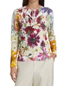 product Ombré Pressed Flower Cardigan image