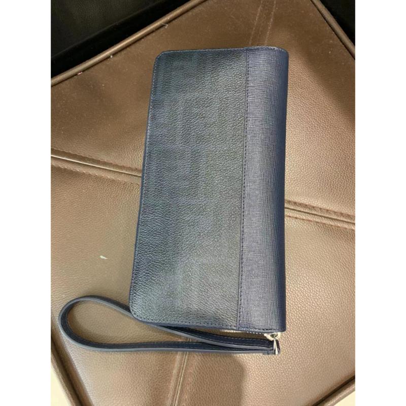 加拿大芬迪男包, Fendi | Fendi 芬迪 男士蓝色长款钱包手拿包 7M0191-X4U-F0D7N商品图片 独家减免邮费