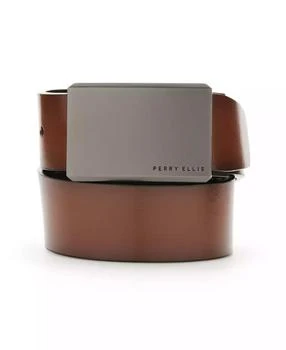 Perry Ellis | Men's Plaque Reversible Belt,商家Macy's,价格¥180