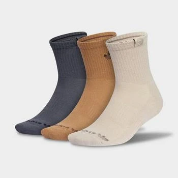 推荐adidas Originals Trefoil Mid Crew Socks (3-Pack)商品