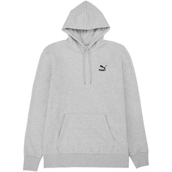 Puma | Classic Embroidered Hoodie - Light Grey Heather商品图片,额外9折, 额外九折