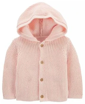 Carter's | Baby Girls Hooded Button Down Long Sleeved Cardigan,商家Macy's,价格¥129