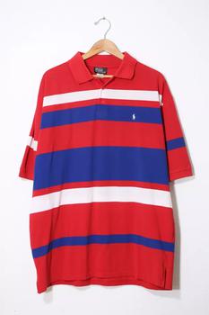 推荐Vintage Early Polo Ralph Lauren Striped Polo Shirt Made in USA商品