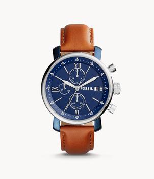 Fossil | Fossil Men's Rhett Chronograph, Two-Tone Stainless Steel Watch商品图片,3.5折